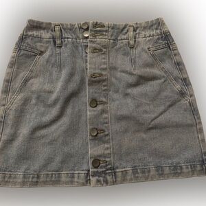 Saltwater LUXE Light Blue Denim Mini Skirt